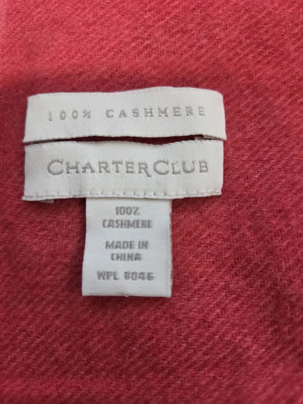 Charter Club 100% Cashmere Scarf